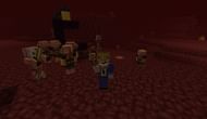 Gold armor, which Piglins won't attack (Image via progamerguides)